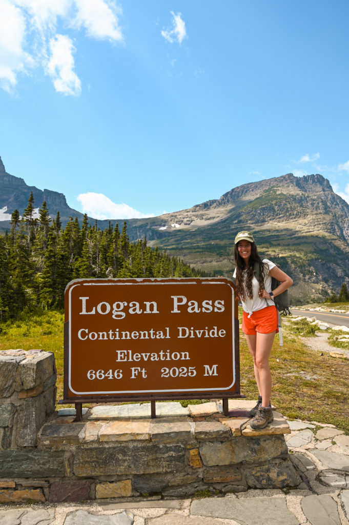 PNW travel blogger thekarebear at the continental divide in Montana