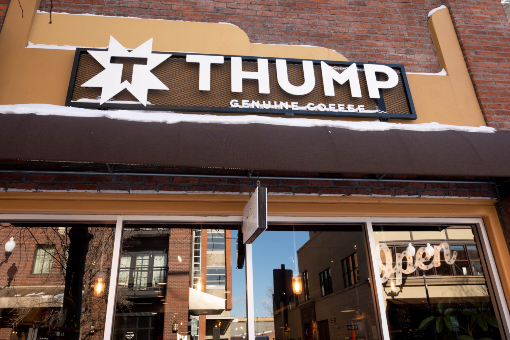 Thump Coffee Bend Oregon, coffee shops bend oregon, best coffee shops in bend