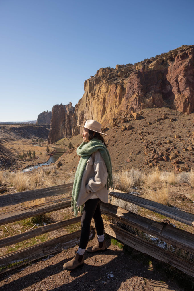 Adventure Travel Blogger at Smith Rock Bend, things to see in bend oregon