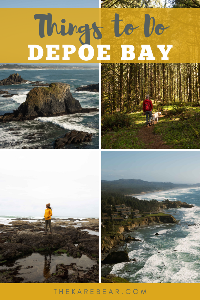 Oregon Coast road trip stops near Depoe Bay, Lincoln City, & Newport