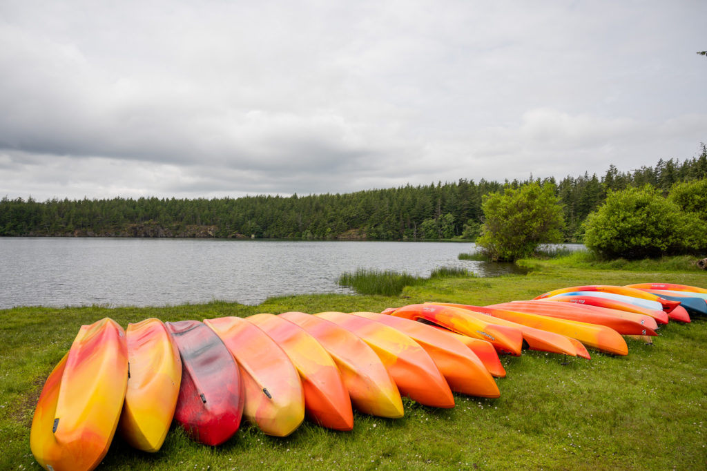 Kayak Rentals at Cascade Lake in Moran State Park