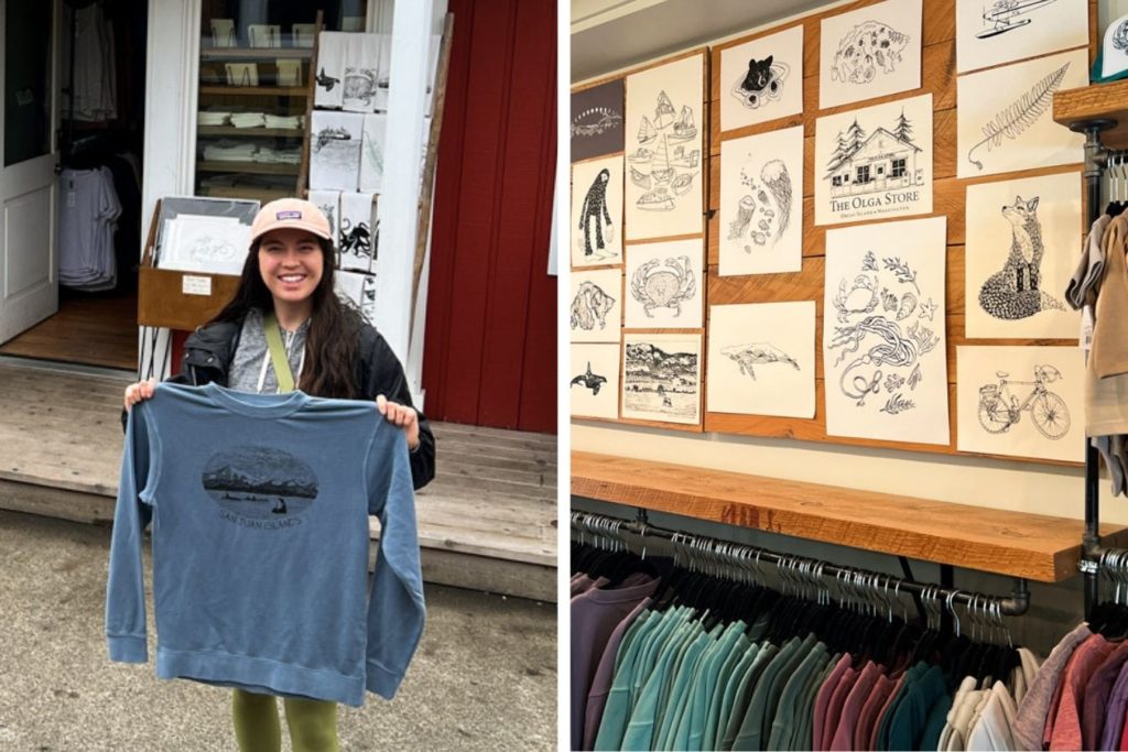 Pacific Northwest blogger at Orcas Island Shops