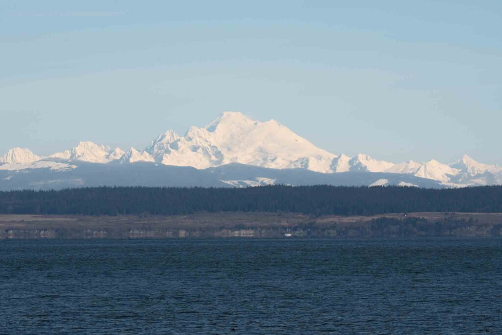 Mt. Baker from the Coupeville Wharf