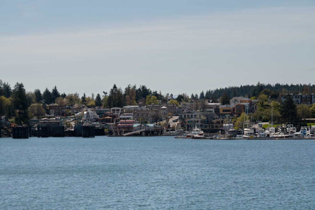 Friday Harbor as seen from the the ferry