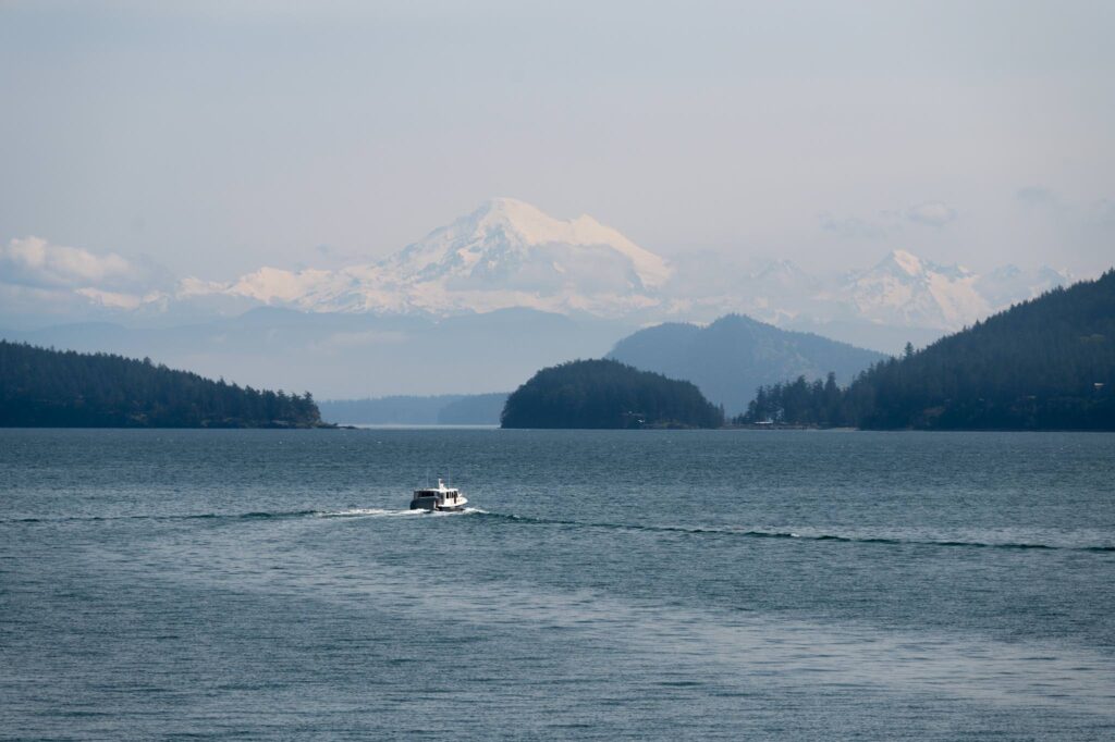Mt. Baker taken on the ferry route from Anacortes to the San Juan Islands