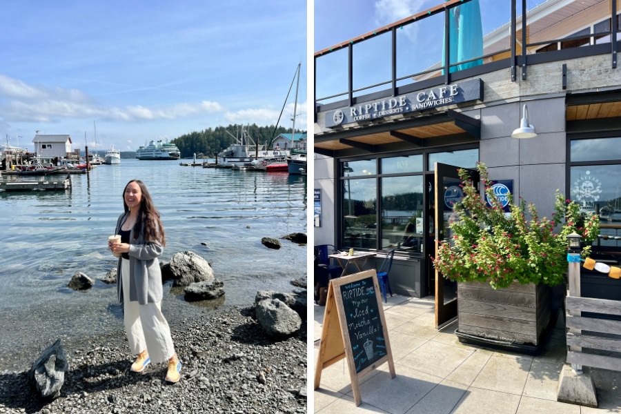 Riptide is a great coffee shop in Friday Harbor