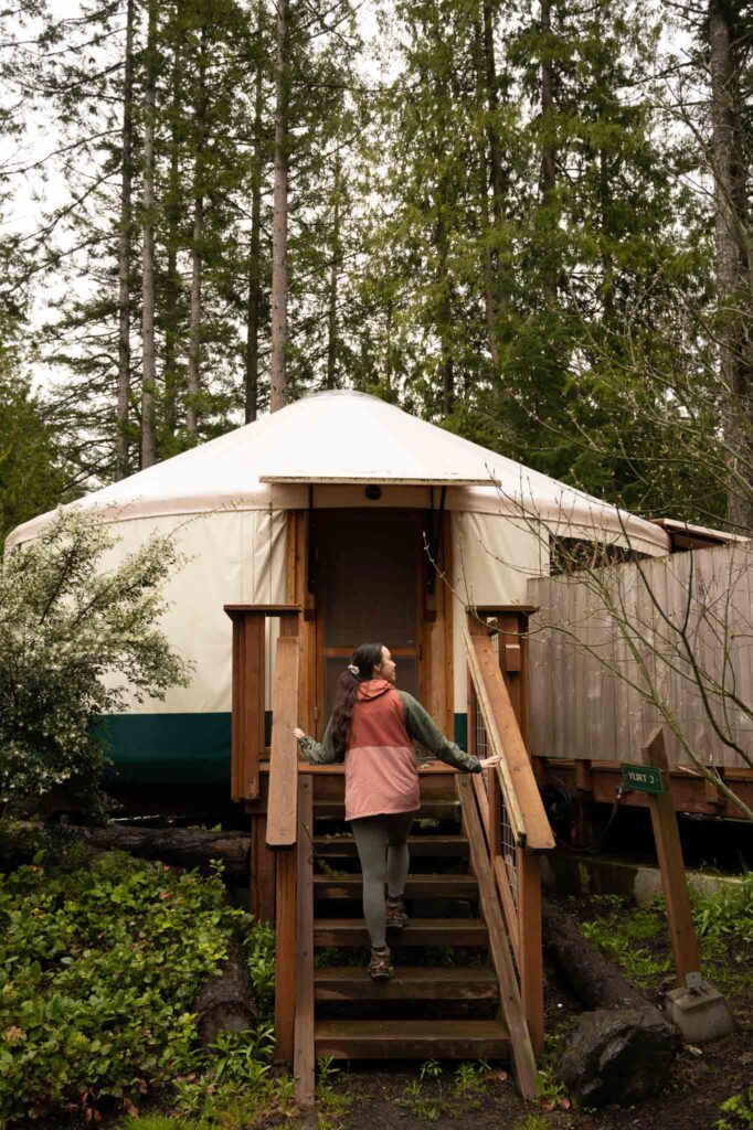 San Juan Island accommodations, where to stay san juan islands, yurts in Washington